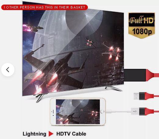 1080P MHL USB to HDMI Cable Phone to TV HDTV Adapter for iPhone/Android/Samsung - Home Theater Accessories Device Male Plug 5