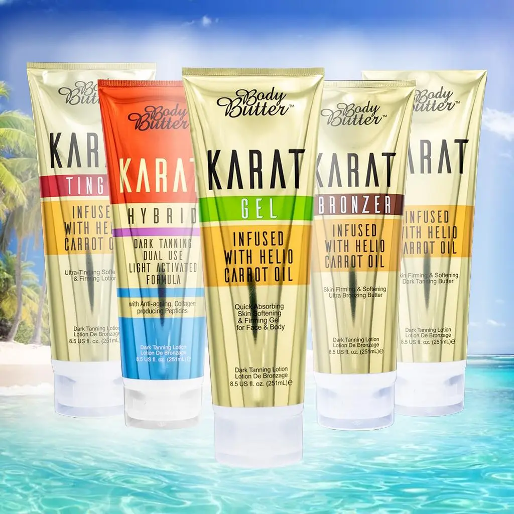 Karat Tanning Creams and Gels Collection - BodyButter