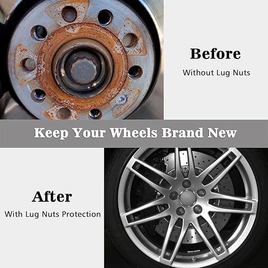 Wheel Nut Covers, 21 PCS Universal 17mm Wheel Nut Caps with Remover Tool, Hex Anti Rust Wheel Center Caps for Decoration, Compatible for Most Car Wheels [FREE SHIPPING] 5