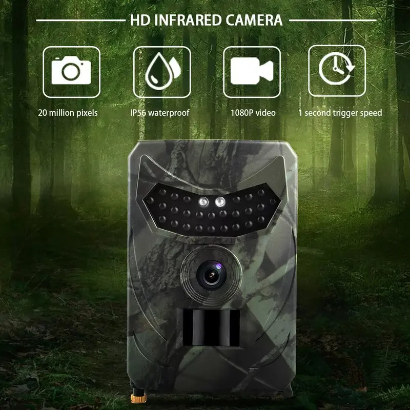 Trail Wildlife Camera 36MP 1080P HD Trap Game Hunting Cam PIR HD Night Vision UK 8