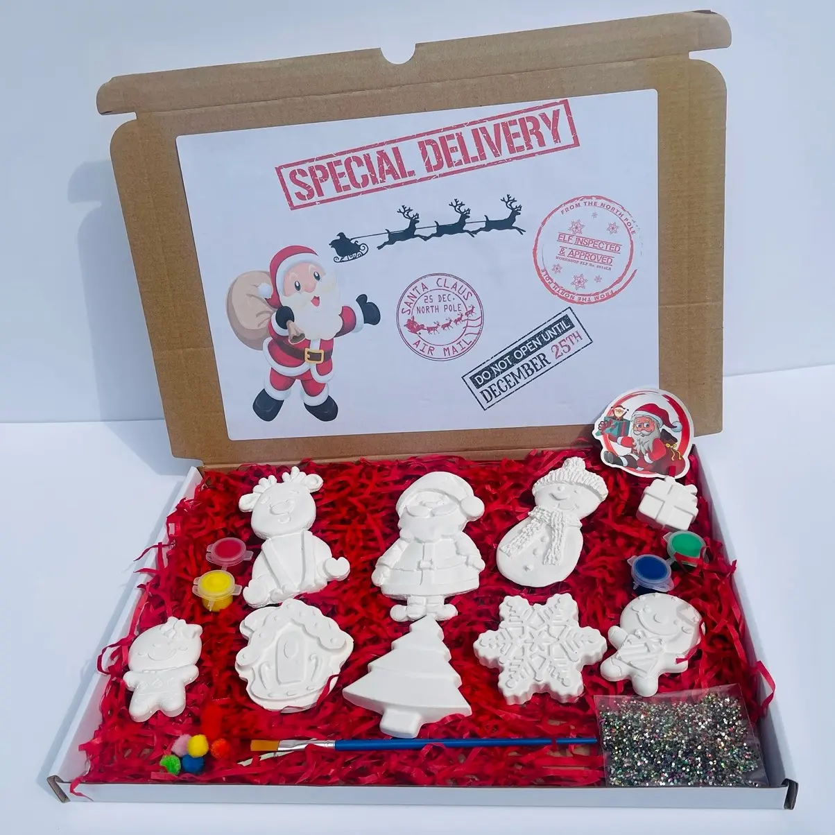 Christmas Activity Box Gift Christmas Large Figurines Hamper Set Paint christmas box xmaseve box christmas stockings giftbox hampers christmaseve boxes tacky ornaments lights gifthamper advent bag santa sack Decor Decoration m&s