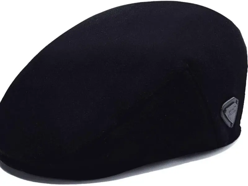Tesfarz Men's Beret Flat Newsboy Hat Irish Cabbie Gatsby Cap Breathable Driving Hunting Hat 2