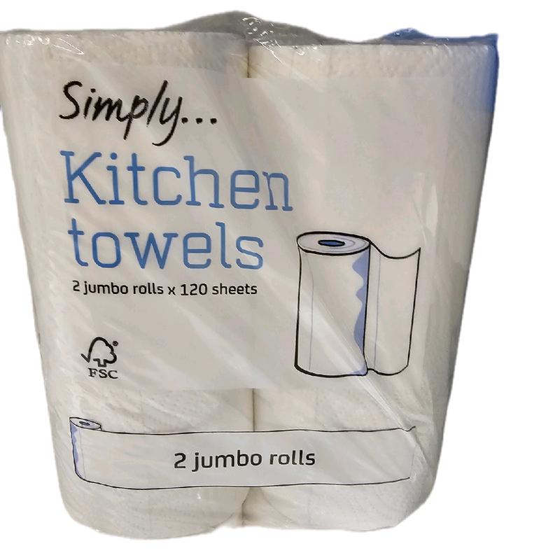2  kitchen towels X 120 sheets  very good quality on low price - Valentines sale on 1