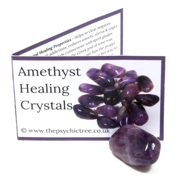 Amethyst Healing Crystals - Polished Tumblestone 1