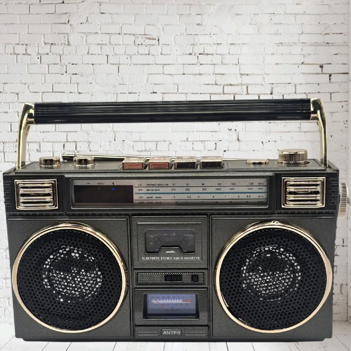 Bluetooth Speaker A10 Retro Boombox 10W Retro Vintage FM Radio Portabe Wireless Audio Smartphone Tablet iOS Android Laptop Compact Portable bt viral loudspeakers