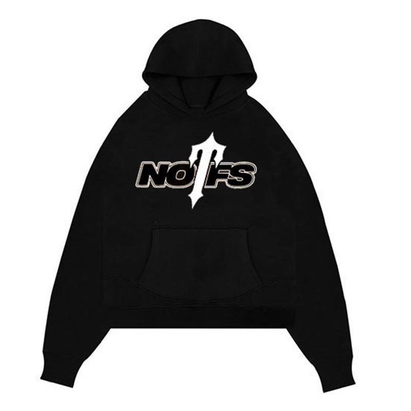 American Retro NOFS Printed Y2k Sports Suit Loose Casual Hooded Sweatshirt Autumn and Winter Men's and Women's Casual Trousers 4