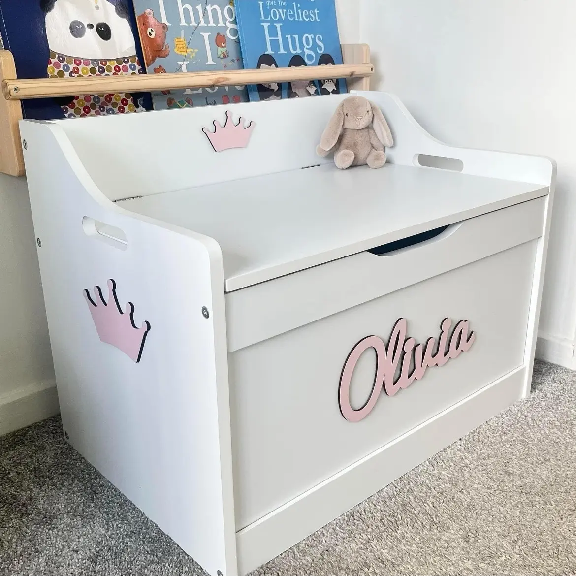 Personalised White Children's Toybox - Perfect Storage for all you little one toys