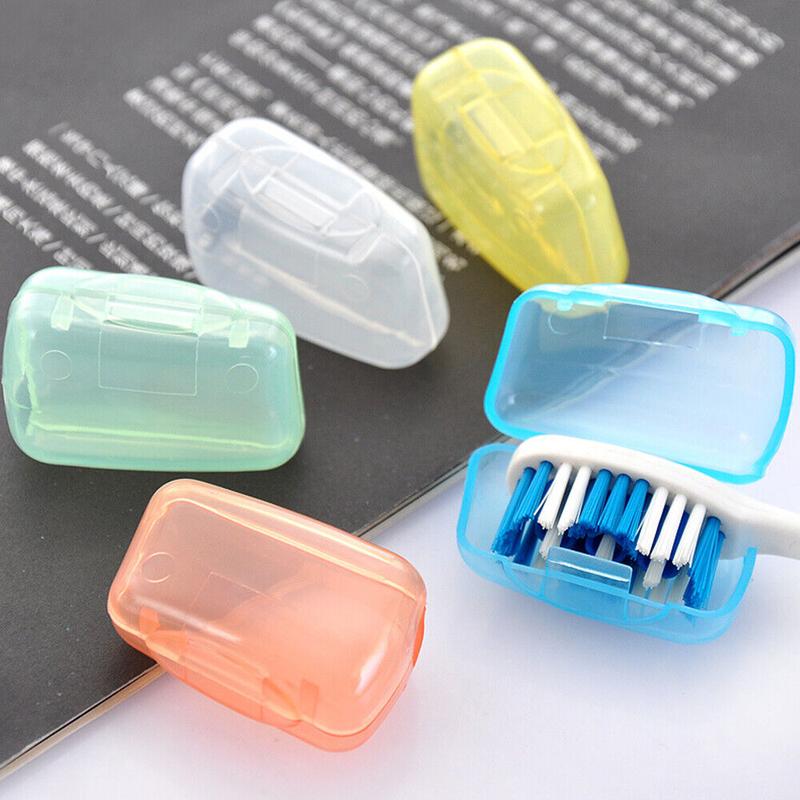 5 x Toothbrush Head Cover Protector Portable Travel Camping Brush Cap Set UK 7