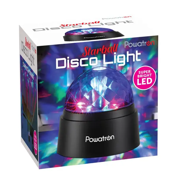 Powertron Starball Disco Light | Compact and portable, Multi-coloured light