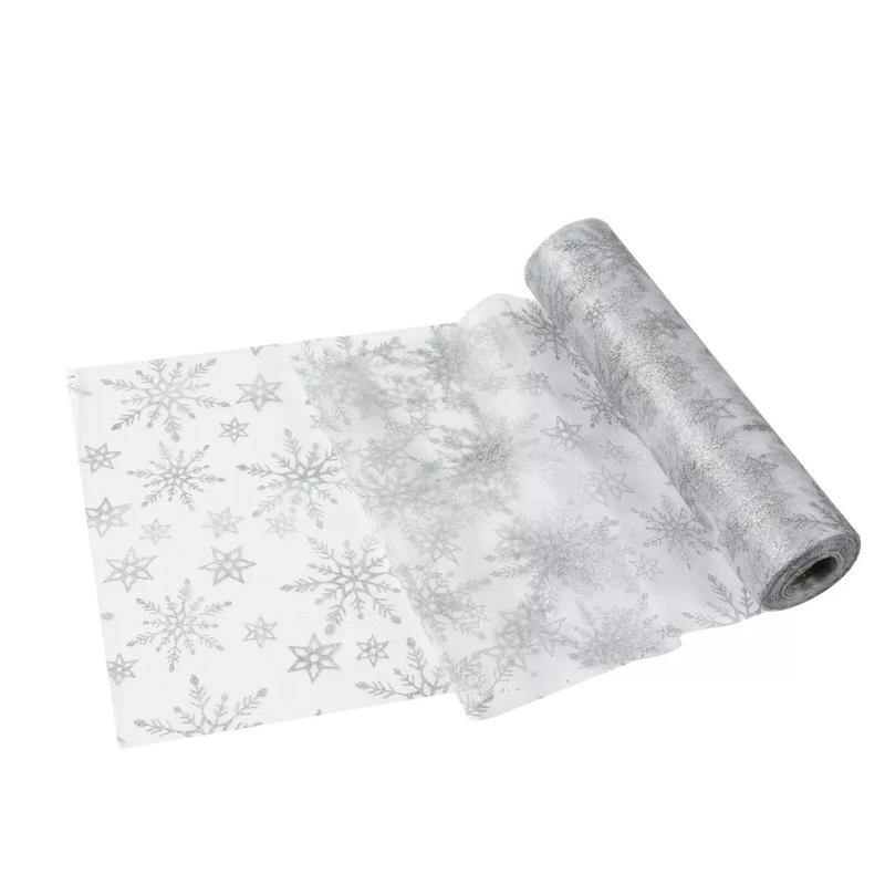 87ft Organza Roll Fabric Xmas Wedding Party Decor Chair Bows Table Runner Sash 2