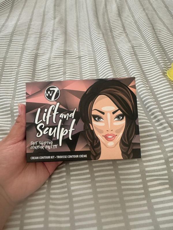 W7 Lift & Sculpt Cream Contour Kit - Concealing, Highlighting & Contouring Makeup Palette - Step-by-Step Instructions Included 6 Blendable Shades Bronze Radiance Cosmetic Bronzer 4