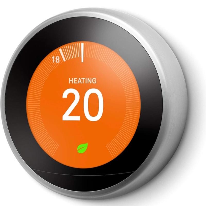 Google Nest Learning Thermostat 3rd Generation, Stainless Steel - Smart Thermostat - A Brighter Way To Save Energy 1