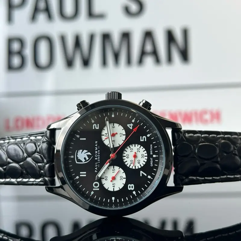 Tactical Watch Chronograph Hybrid Military-Grade Royal Navy-Jolly Roger - Paul Bowman London 0