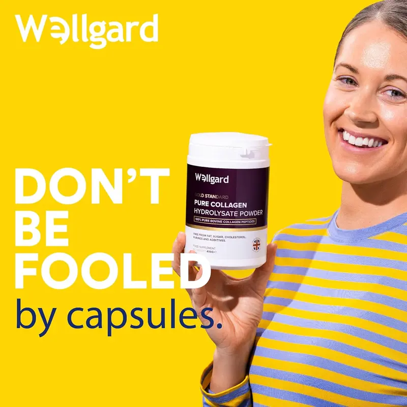 Wellgard Gold Standard Bovine Collagen Peptides Powder – High in 8 Essential Amino Acids, Halal & Kosher Collagen Supplement 3