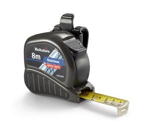 Hultafors Fisco 8m Stainless Steel Brick Mate Metric Builders Block Counting Tape Measure, BS8M