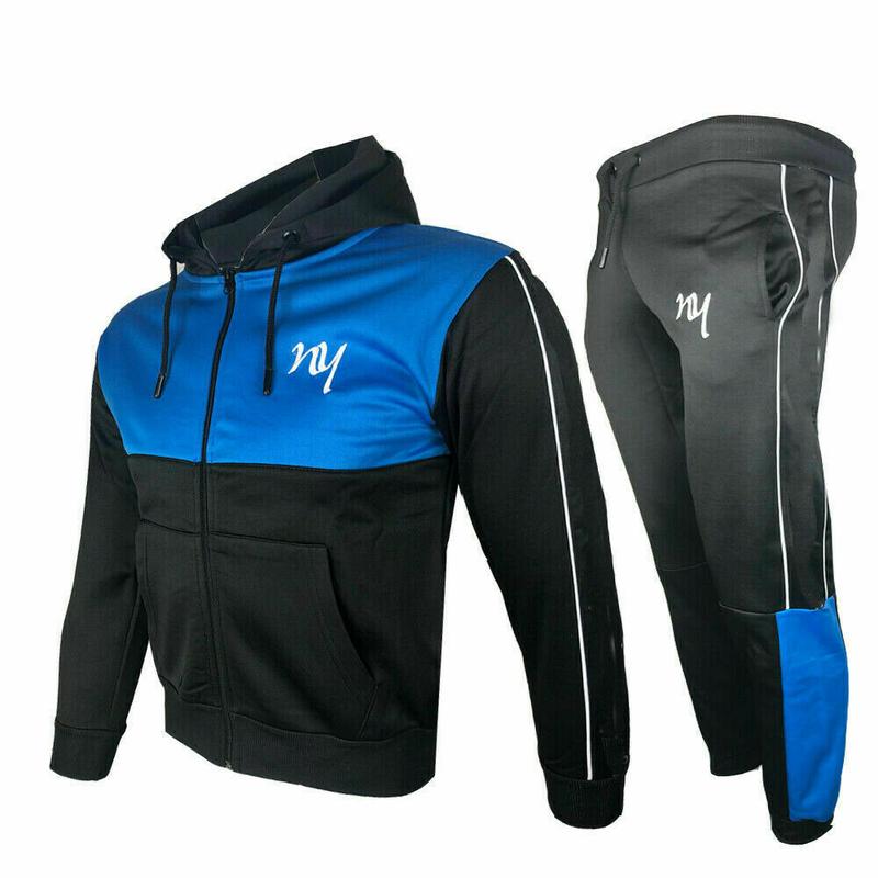 Boys slim fit tracksuit Jogging Bottom top & hoodie Hoody Junior, Kids 1
