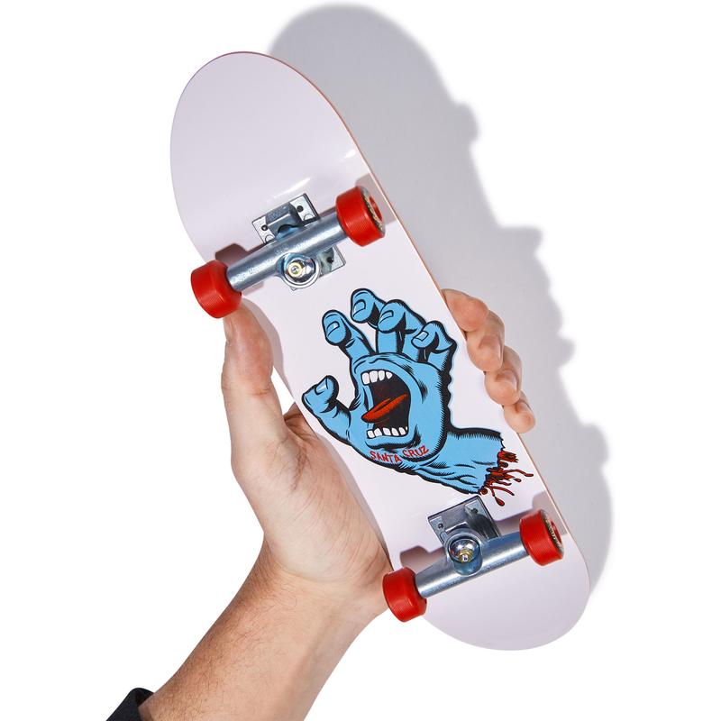 Tech Deck Santa Cruz Handboard - White/Blue, 9 Times the Size of Your Favourite Fingerboards finger  skateboard 1