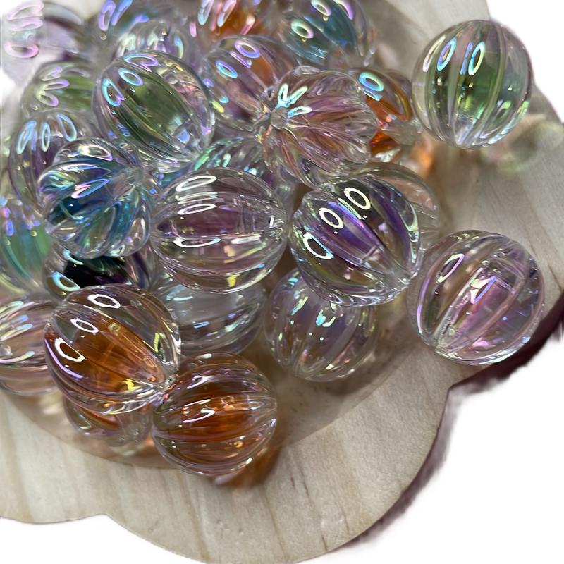 (A8) 5 pack of mixed pumpkin beads 3