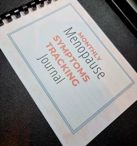 Monthly Menopause Tracker & Journal Diary - A5 or A4 Physical & Mental Symptoms, Anxiety & Emotions, Period Cycle & Possible Triggers, Medication Log, Exercise Log, Sleep Diary
