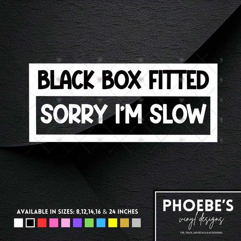 Black Box Car Decal Bumper Sticker Sticker 2