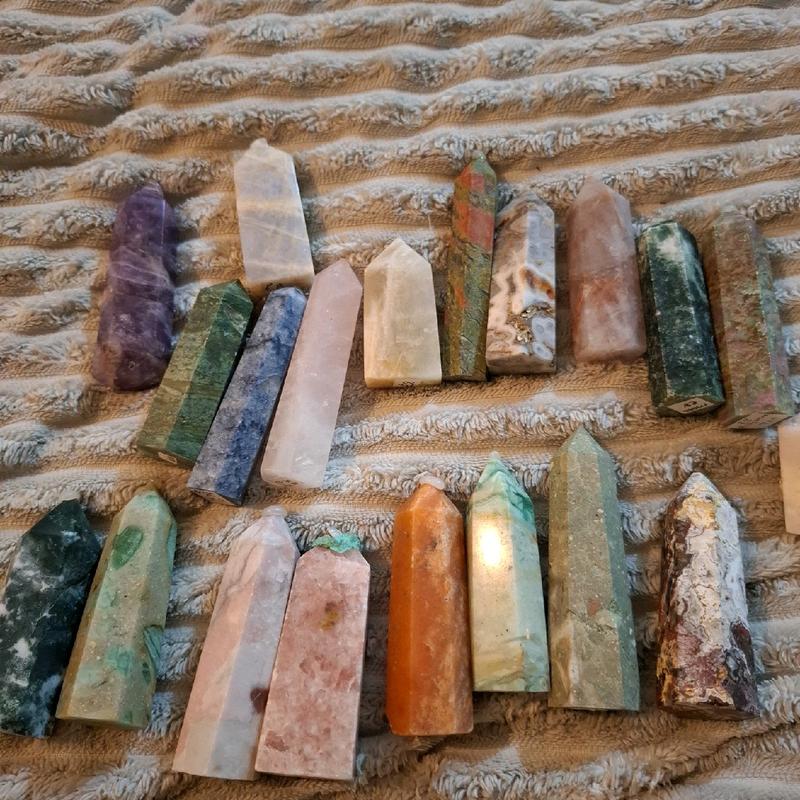 £8 each Crystal Towers 0