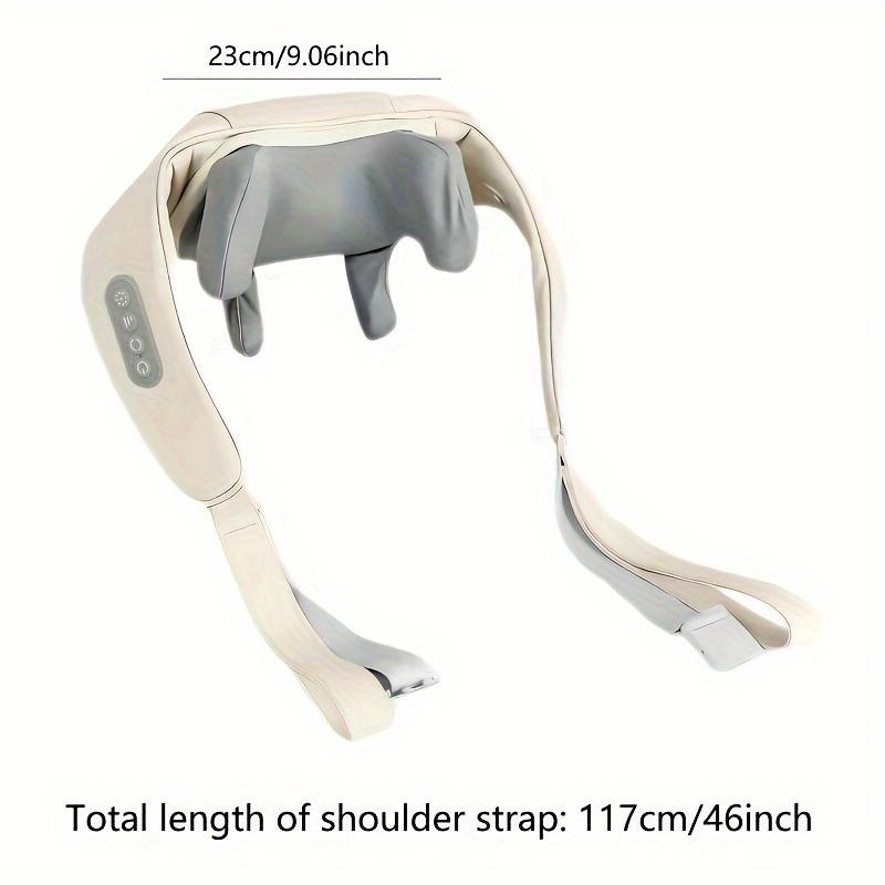Product Introduction of Rechargeable Cordless 3D Kneading Neck Massager Pillow - Soothing Heat, Deep Tissue Massage, Relaxation for Neck, Back, Shoulder, and Leg Muscles at Home - Portable, Ergonomic Design for Ultimate Comfort shiatsu  massager neck  massager 9