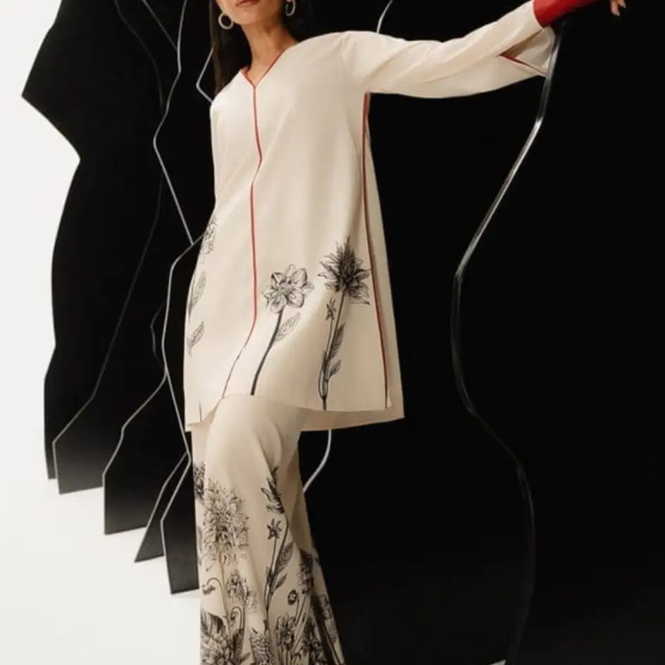 Silk printed co ord set