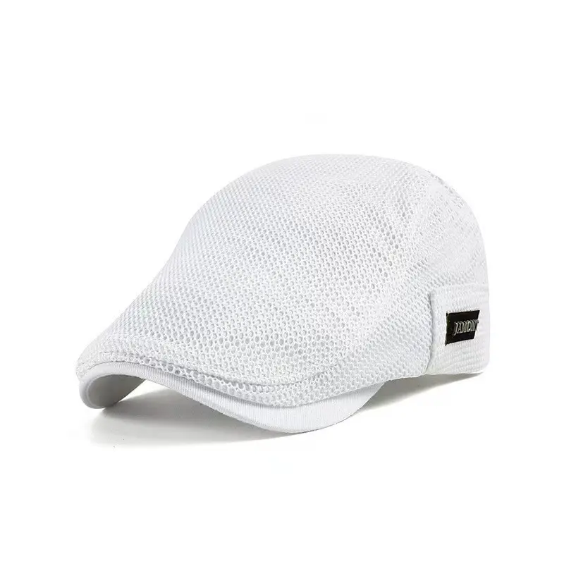 [Durable Weave] Breathable Mesh Beret for Men and Women - Lightweight, Sun Protection, Solid Color, Polyester, Ideal for Easter 5