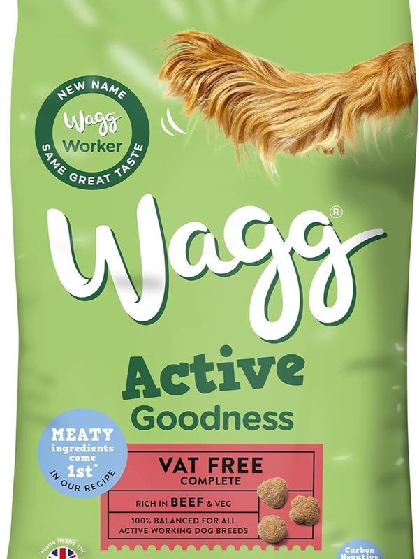 Active Goodness Complete Dry Adult Dog Food Beef & Veg 12kg - For All Active Working Dog Breeds 2