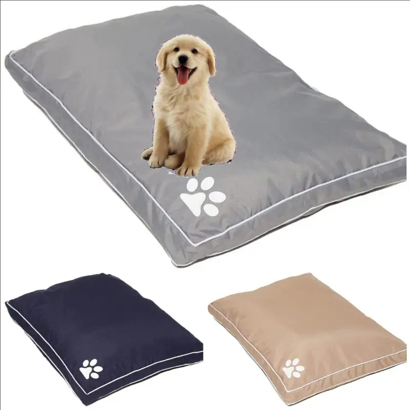 LARGE & Extra Large WATERPROOF Dog Bed -Pet Washable Zipped Mattress Cushion 1