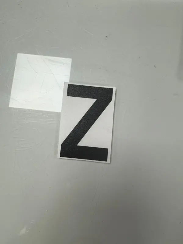 Anti Flash letters designed to disappear when exposed to camera flash 6