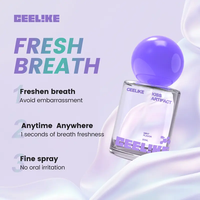 CEELIKE 20ml Probiotic Oral Spray, Long-Lasting Freshness & Oral Care 2