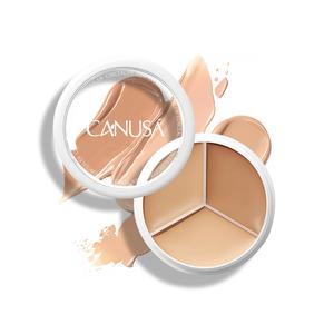 Canusa Concealer Full Coverage Tri-Color Foundation with Waterproof Formula - Flawless