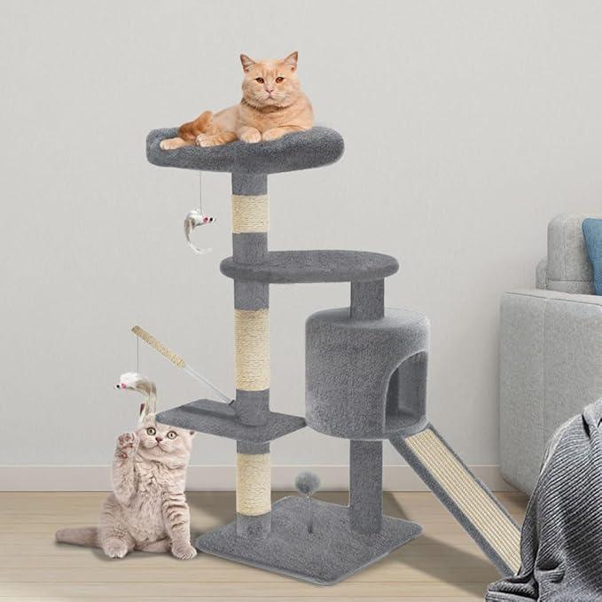 Cat Tree Tower, Cat Tree for Indoor Cats, Cat Condo with Sisal Scratching Post, Multi Level Cat Climbing Frame Indoors, Top Perch, Cat Activity Tree, Cat Furniture Activity Center 1