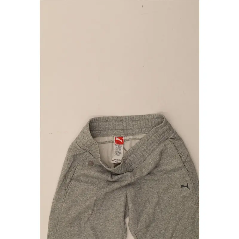 Pre-Owned Vintage PUMA Womens Tracksuit Trousers Joggers UK 12 Medium Grey Cotton 4