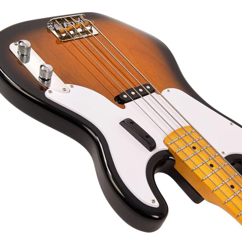 Vintage V51 ReIssued Bass Guitar ~ 2 Tone Sunburst 8