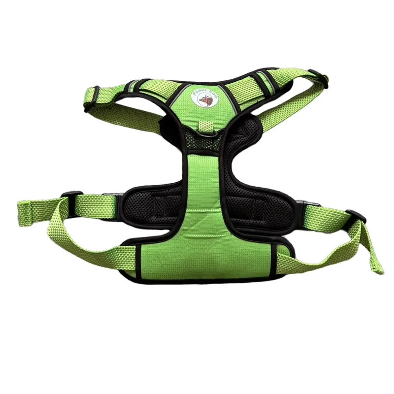Ponky Dog Harness in Red, Blue and Green. Reflective and anti pull. 7