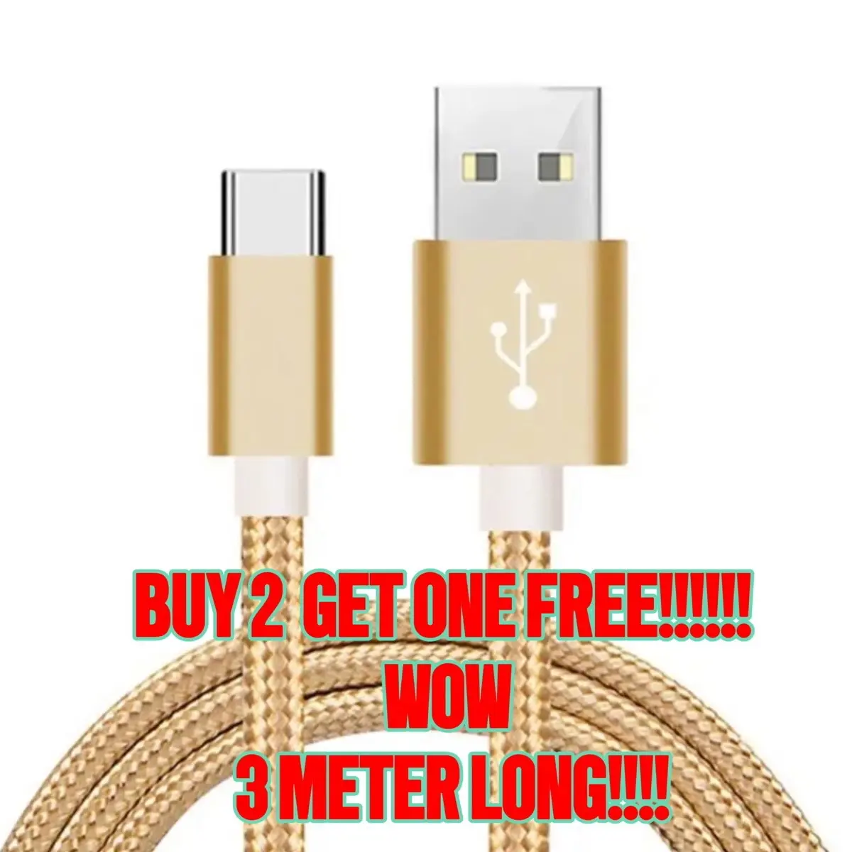 Buy 2 get one free. USB C Charger Cable 3M/10FT,Long USB Type C Fast Charging Cable Braided Compatible with Samsung Galaxy S20 Plus S21 S22 S23 S10 S9 S8, A20E A50 A51 A70 A71,PS5,Switch,Huawei P40,LG,Google Pixel Device Smartphones Cellphone Mobile