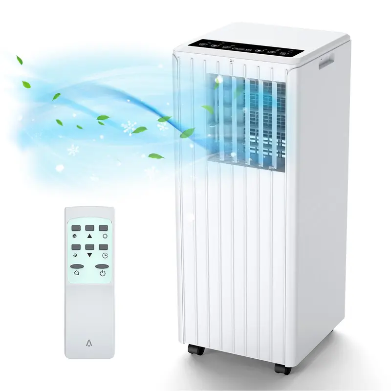 Portable Air Conditioner 9000BTUs 3 In1 Air Conditioner, Dehumidifier 42L/Day, Cooler, Fan with 2 Speeds,Digital Display 0
