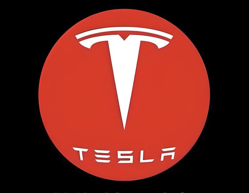 2Pcs Tesla Car Door Projector Light LED Logo Projector for Model 3/S/X/Y 5