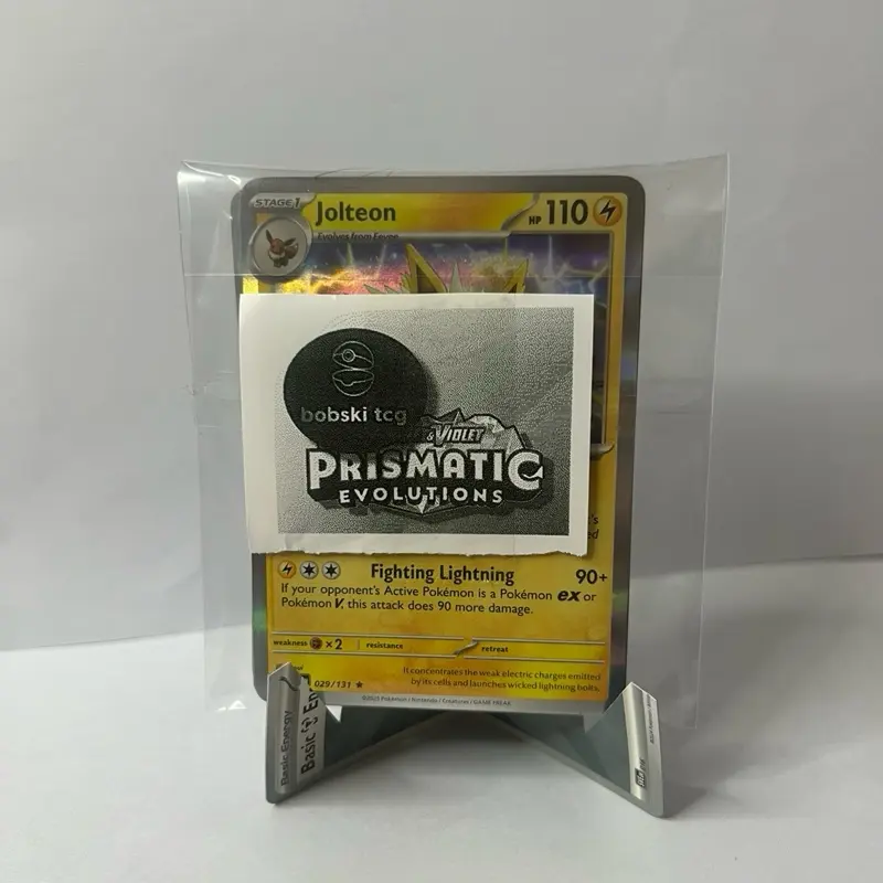 Prismatic Evolutions Custom Bulk Pack - 20 Cards Including 17 Common/Uncommon Cards, 2 Reverse Holo Cards, and 1 Holo Card 4