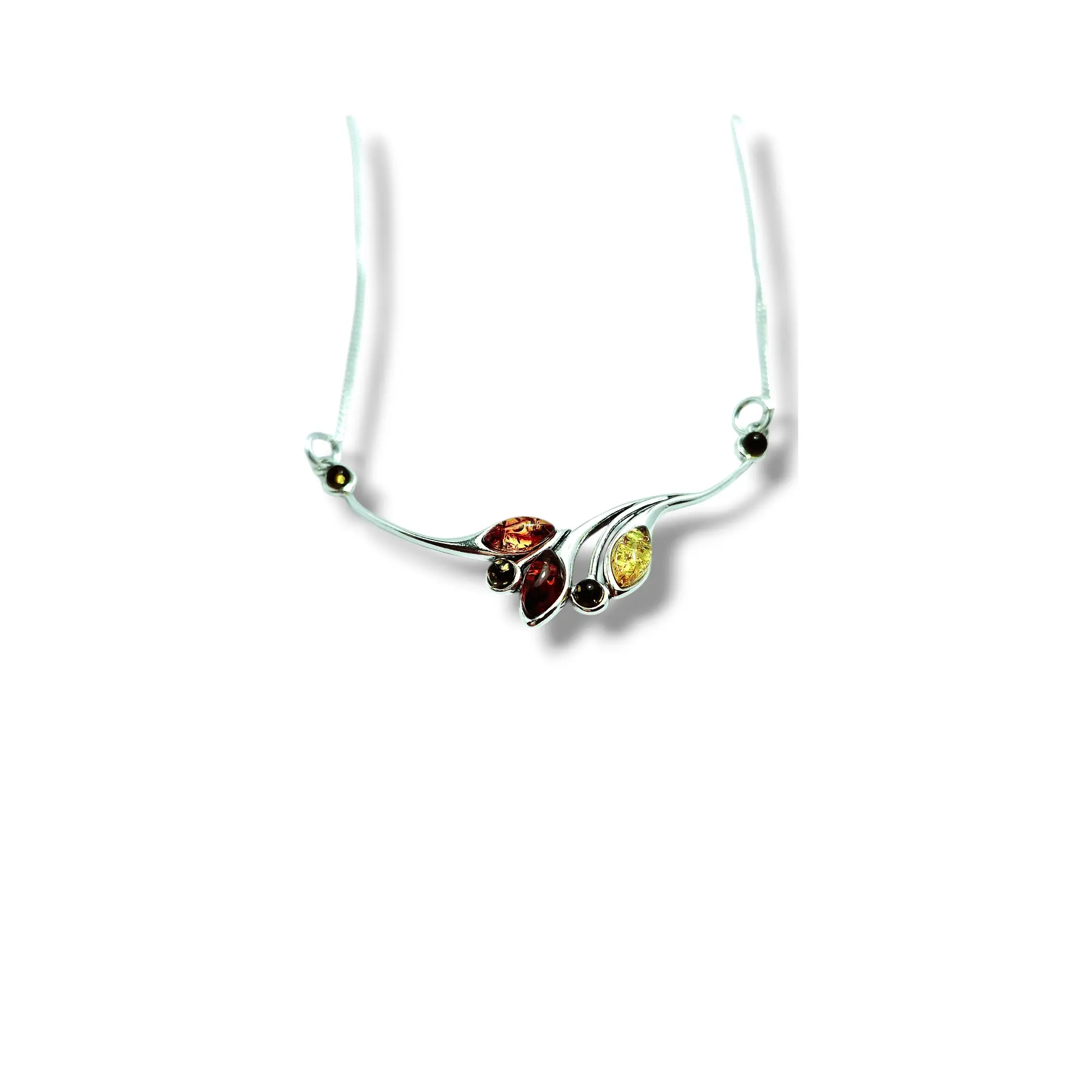 Multicolored Amber Necklace – Timeless Elegance with Natural Baltic Amber
