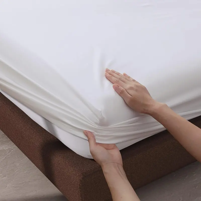 Extra Deep 30cm Fitted Sheet 100% Cotton 200TC Plain Dyed Sheets - Hypoallergenic, Wrinkle, Fade and Stain Resistant Deep Pocket Fitted Bed Sheets Available in All UK Sizes. 6