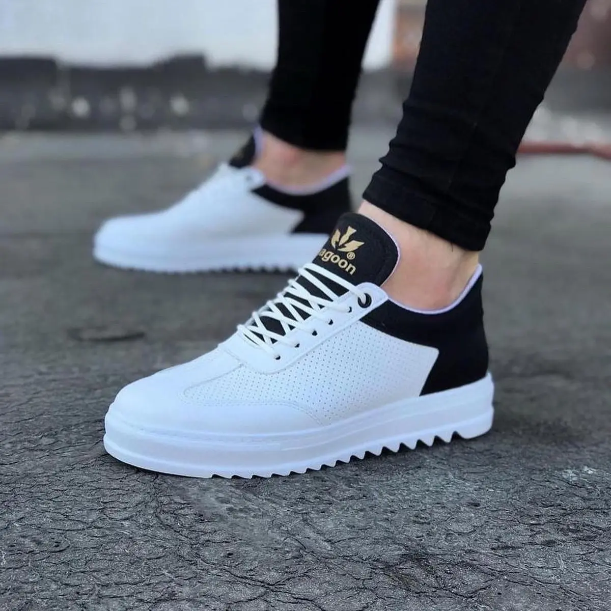 022 Wagoon Men’s Casual Trainers Lace Up Sneaker Footwear Shoe