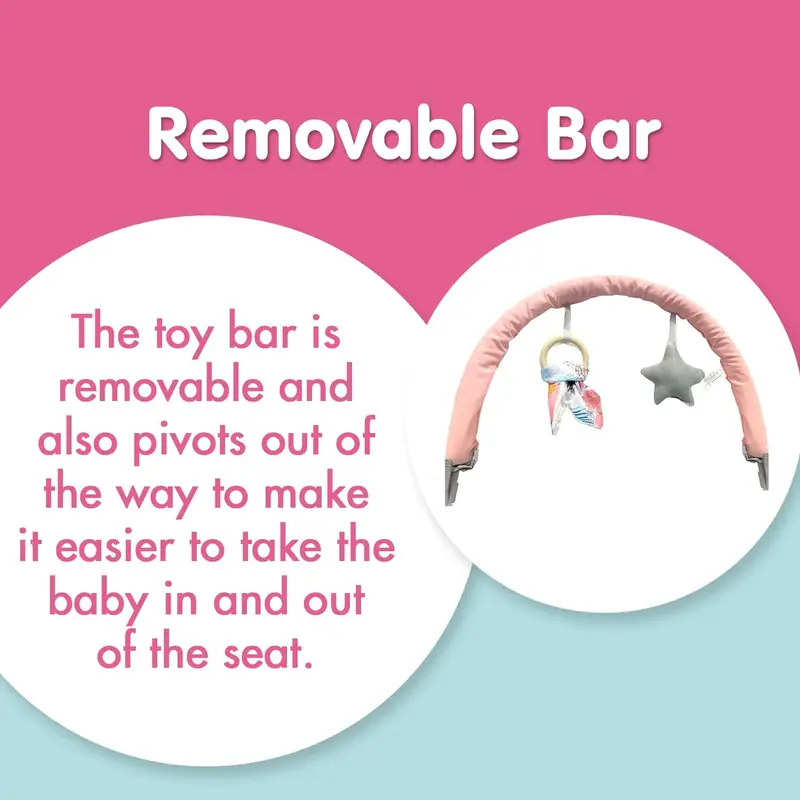 (147) LADIDA My First Baby Bouncer with Soothing Music and Vibration, Suitable for Newborns nuna  leaf  swing  chair nup  nup  high  chair baby  rocker baby  essentials crib babysleep  aid baby  cot 3