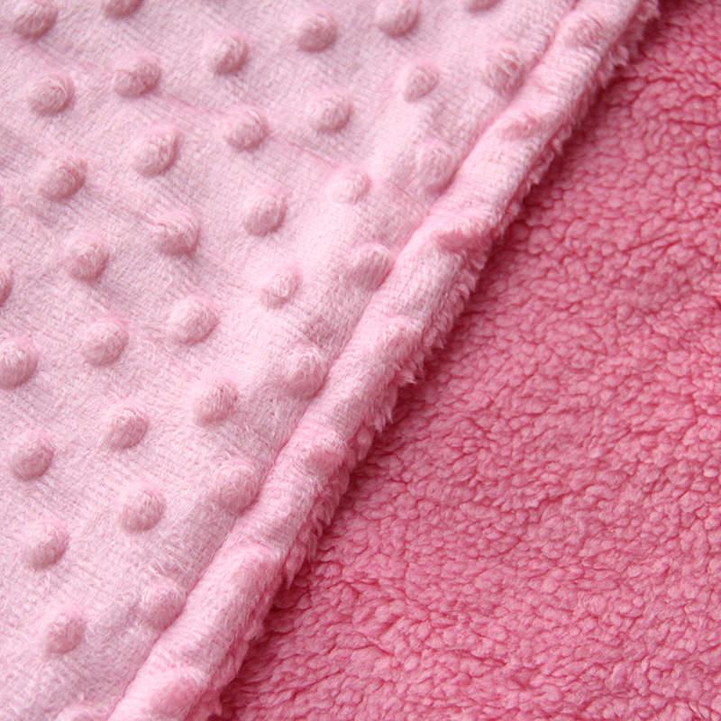 Pink Bubble Embossed Baby Blanket 1