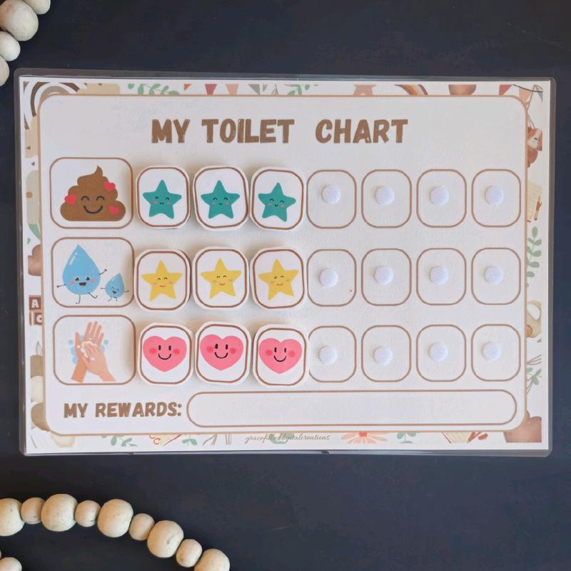 My toilet reward chart for children's potty training 0