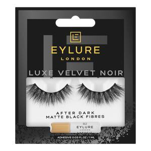 EYLURE LUXE Velvet Noir Style Afterdark - False Eyelashes Faux Faux Mink Makeup Cosmetic Lash Extensions Gifting Presents Beauty Reusable Long Lasting Pack Flawless Valentines Day