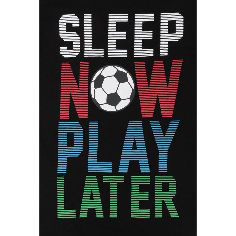 Boys Sleep Now Play Later Long Pyjamas 4