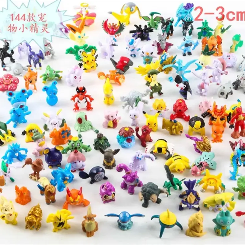 48pcs Pokemon Pikachu Mini Figures Charizard Charmander Squirtle Venusaur PVC Collection Figurine Kids Juguetes Toys Multicoloured Educational Gift Set Boys Girls Multicoloured Educational Gift Set 4
